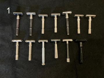 Scheermessen Gillette adjustables, HD's, flare tip, rotbart beschikbaar voor biedingen