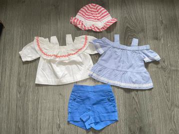 Prachtig bundelpakket 4 stuks baby meisjes kleding mt 62 68 beschikbaar voor biedingen