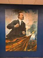 Lenin Schilderij (uit 2003) ‘De Dominee’ met Klaas Bruinsma, Antiek en Kunst, Ophalen