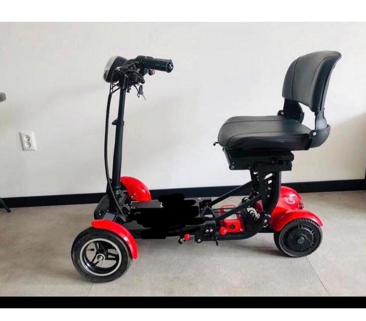 Electrische scootmobiel op 4 wielen opvouwbaar lichtgewicht, Diversen, Brommobielen en Scootmobielen, Zo goed als nieuw, Ophalen