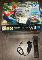 Nintendo Wii U • zwart • Mario kart 8 premium pack • CIB, Met 1 controller, Ophalen of Verzenden, Zo goed als nieuw, Met games