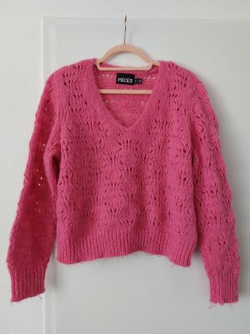 Zgan! Pieces Trui Roze. Maat M beschikbaar voor biedingen