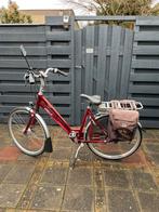 Stella vizenca electrische fiets rood, Gebruikt, 50 km per accu of meer, 55 tot 59 cm, Ophalen