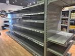 Midden en Kopstellingen voor winkel of magazijn grijs SCHOON, Huis en Inrichting, Kasten | Boekenkasten, Zo goed als nieuw, Metaal
