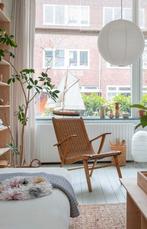 Vintage houten fauteuil Bas van der Pelt Vroom & Dreesmann, Antiek en Kunst, Ophalen