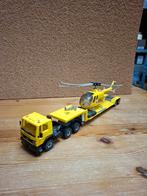Siku Ford met dieplader en helikopter, Hobby en Vrije tijd, Modelauto's | 1:50, Ophalen of Verzenden, Zo goed als nieuw, Bus of Vrachtwagen