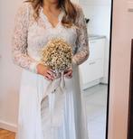 Bruidsjurk te koop, Ophalen, Zo goed als nieuw, Wit, Trouwjurk