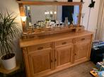 Houten Dressoir met Spiegel, Huis en Inrichting, Ophalen, Gebruikt, 150 tot 200 cm, Eikenhout