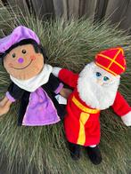 Sint en Piet handpoppen fluweel, Diversen, Sinterklaas, Verzenden, Zo goed als nieuw