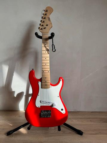 Rode Elektrische kinder Gitaar - Zo Goed Als Nieuw beschikbaar voor biedingen