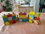 Houten Speelgoedtrein, Kinderen en Baby's, Speelgoed | Houten speelgoed, Ophalen of Verzenden, Gebruikt, Duw- of Trekspeelgoed