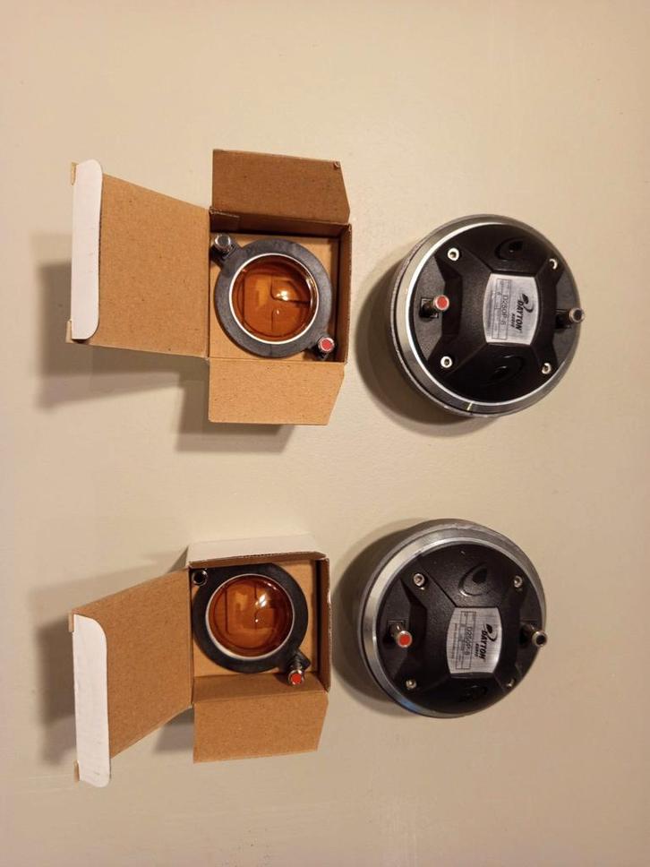 Compression drivers nieuw Dayton 1 inch met reserve membraam, Audio, Tv en Foto, Luidsprekers, Nieuw, Overige typen, Minder dan 60 watt