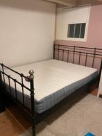 Bed 160cm bij 200cm. *moet vandaag weg*, Ophalen, Gebruikt, Zwart, Tweepersoons