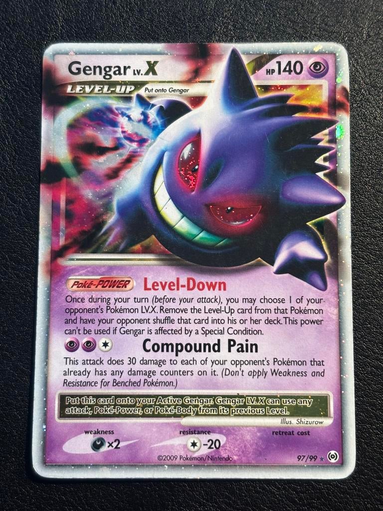 Gengar LV.X - Arceus 97/99 (GD) #2, Ophalen of Verzenden, Zo goed als nieuw