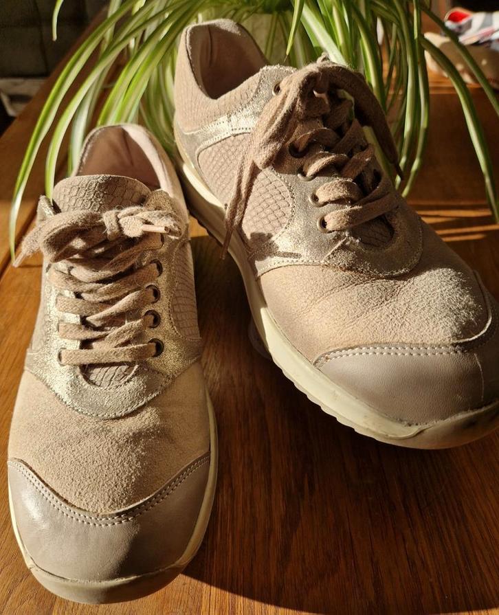 Nette Nimco comfortabele veterschoen, maat 5, wijdte KX, Kleding | Dames, Schoenen, Nieuw, Sneakers of Gympen, Beige, Ophalen of Verzenden