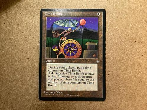 1x Time Bomb (Played), Hobby en Vrije tijd, Verzamelkaartspellen | Magic the Gathering, Gebruikt, Losse kaart, Ophalen of Verzenden