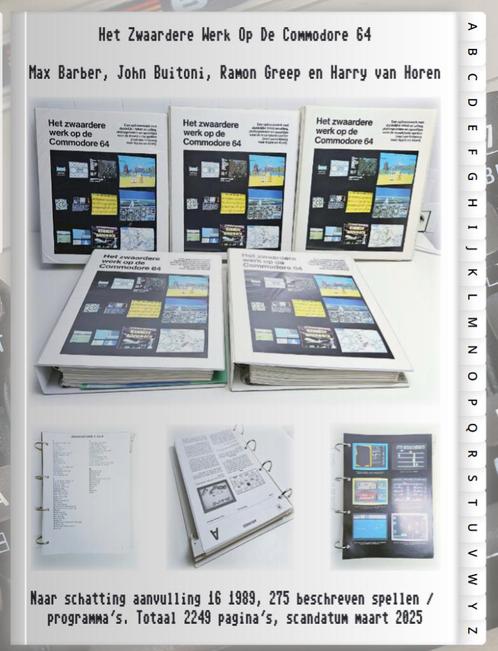 Het Zwaardere Werk Op De Commodore 64 Aanvulling 16 1989, Computers en Software, Vintage Computers, Verzenden