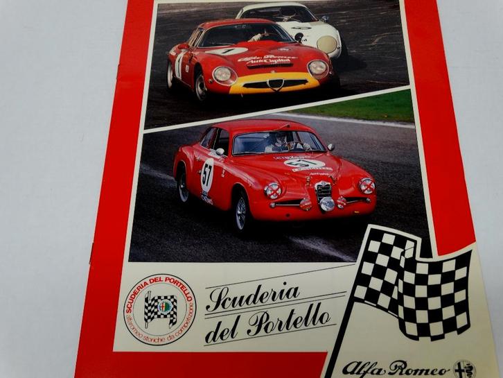 Alfa Romeo Scuderia del Portello competizione zeldzaam, Boeken, Auto's | Folders en Tijdschriften, Zo goed als nieuw, Alfa Romeo