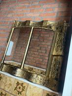 Oude spiegel / vintage mirror (heavy) !, Antiek en Kunst, Ophalen, Minder dan 100 cm