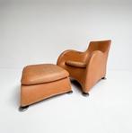 Montis Loge fauteuil met voetenbank van Gerard van den Berg, Huis en Inrichting, Fauteuils, Gebruikt, 100 tot 125 cm, Design, Ophalen of Verzenden
