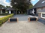 Nieuwe houten bloembakken - 155cm, Tuin en Terras, Bloembakken en Plantenbakken, 100 cm of meer, Nieuw, Ophalen of Verzenden, Rechthoekig