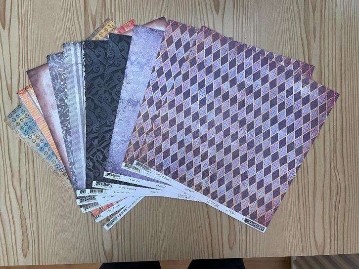 Cardstock Scappapier 12" (30 x 30 cm.) 180 grams 30 vel, Hobby en Vrije tijd, Scrapbooking, Nieuw, Papier of Karton, Verzenden