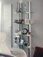 Open vitrine kast/planken met verlichting, Huis en Inrichting, Kasten | Vitrinekasten, Ophalen, Zo goed als nieuw, 25 tot 50 cm