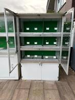 Te koop stelling met 3 vogel kooien, Dieren en Toebehoren, Vogels | Hokken en Kooien, Ophalen of Verzenden, Zo goed als nieuw