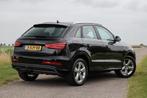 Audi Q3 1.4 TFSI 150 pk Aut. S-Line ✅ Leder ✅ Xenon ✅, 4 cilinders, 150 pk, Zwart, Origineel Nederlands