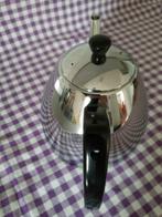 Mooie Bredemeijer dubbelwandige theepot van rvs, z.g.a.n., Verzenden, Zo goed als nieuw