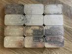 Schöne zilverbaren 100 gram 12 stuks, Postzegels en Munten, Ophalen, Zilver