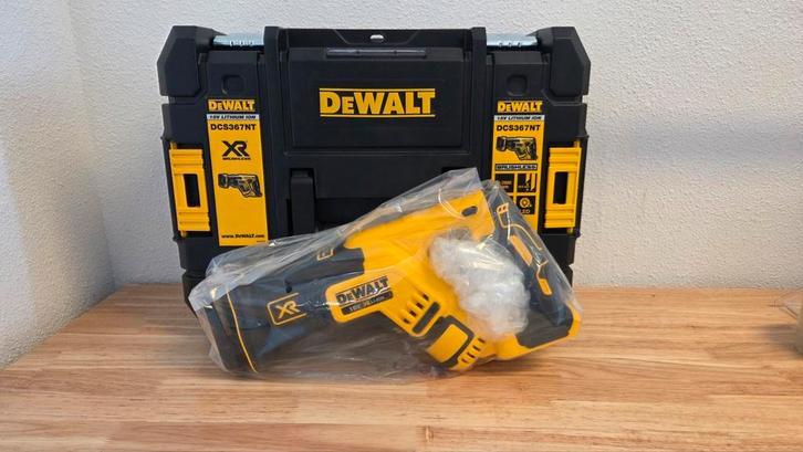 DeWalt Reciprozaag DCS367NT met TSTAK Box - NIEUW!, Doe-het-zelf en Verbouw, Gereedschap | Overige machines, Nieuw, Ophalen of Verzenden