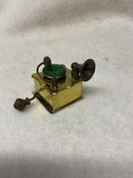 Messing miniatuur platenspeler, Antiek en Kunst, Antiek | Koper en Brons, Ophalen, Koper