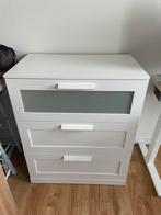 Ikea Brimnes ladekast wit, Huis en Inrichting, Kasten | Ladekasten, Ophalen, 50 tot 100 cm, Zo goed als nieuw, 3 of 4 laden