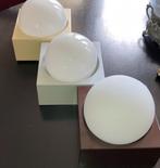 Vintage Design Lampen - Set van 3, Huis en Inrichting, Lampen | Vloerlampen, Ophalen of Verzenden, Gebruikt, Glas, Minder dan 100 cm