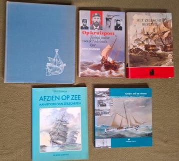 5 boeken over zeilschepen beschikbaar voor biedingen