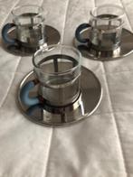 ALESSI Michael Graves: 3 espressokopjes, Huis en Inrichting, Gebruikt, Ophalen of Verzenden, Glas, Overige stijlen