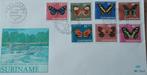 Suriname: Luchtpost 1972, Vlinders, FDC, Postzegels en Munten, Postzegels | Suriname, Ophalen of Verzenden, Gestempeld