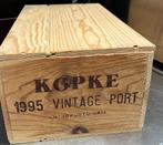 Een Volle kist (OWC) 6 flessen Kopke Vintage Port 1995, Nieuw, Overige gebieden, Vol, Port