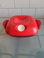 Tupperware Micro pop Magnetron schaal  475 ml, Ophalen, Zo goed als nieuw, Rood, Schaal