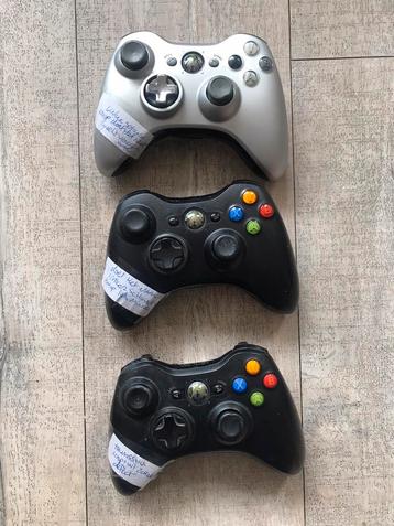 Xbox 360 controllers voor reparatie (lees beschrijving)