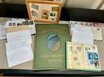 Antiek postzegelalbum Briefmarken Album + losse Postzegels, Ophalen of Verzenden, Nederland en Buitenland