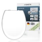 SCHÜTTE WC-Bril 82600 WHITE - Duroplast - Soft Close, Wit, Nieuw, Ophalen of Verzenden, X