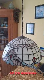 MOOIE TIFFANY PLAFOND HANGLAMP, Ophalen, Zo goed als nieuw, Tiffany, 75 cm of meer