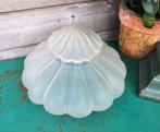 Oude matglazen lampglas lampkap fraaie vorm +-30cm Miekje's, Ophalen of Verzenden