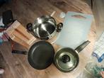 Gebruikte Keukenspullen - Pannenset, Pan, Pot, Ophalen, Gebruikt, Pannenset, Rvs