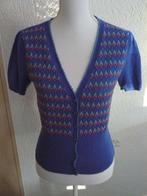 King Louie vest met kersen motief maat S., Blauw, Ophalen of Verzenden, Zo goed als nieuw, King Louie
