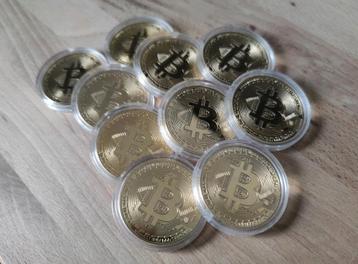 10 bitcoin munten in nieuwstaat beschikbaar voor biedingen