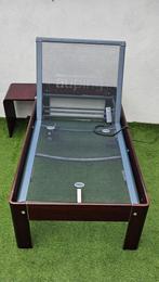 Auping Auronde Elektrisch Bed 90x200cm 48cm Hoog, Gebruikt, Eenpersoons, ., Wit