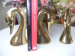 Nieuw messing boekensteun gans/zwaan kop., Ophalen of Verzenden, Nieuw
